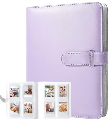 Photo Album for Fujifilm Instax 3-inch Film Polaroid Photos, Mini Album 256 Pockets Camera Accessories Photo Album Compatible with Fujifilm Instax 12 11 9 8+ 8 7S 50S 40 26 25