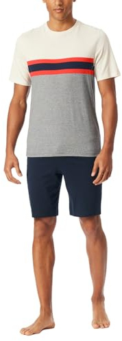 Schiesser Herren Schlafanzug kurz Rundhals - Casual Nightwear