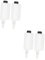 SHOWERORO 4 Sets Soap Dispenser Replacement Bottle Wall Soap Bottle Replacement Dispenser Head Soap Container Replacement Bottle