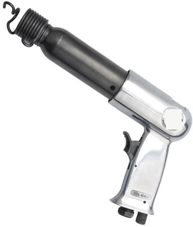 KAKAK Drucklufthammer, 1/4 Zoll 92 mm, pneumatischer Hammer, Handluftschaufel, kleine Gasblätter, rostfrei, pneumatisches Werkzeug zum Entfernen von Rost für Metalworks, Rost, etc