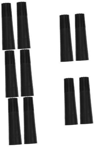 COLLBATH 5sets Threaded Tip Plastic Replacement Easy Install for Broom Mop Handles 2pcs*5