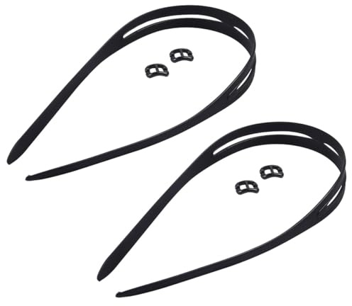 Laroal 2 Stück Schwimmbrillenband aus Silikon, verstellbare Schwimmbrillenbänder, Universalband mit fester Schnalle, wasserdichtes Silikon-Ersatzzubehör für Schwimmer