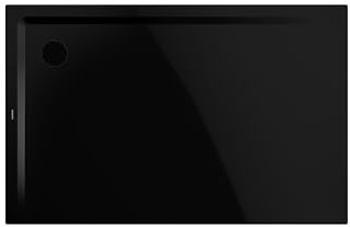 Kaldewei SUPERPLAN 1850-2, Receveurs de douche avec support de baignoire, 90x110cm, 385048043701, Couleur: noir