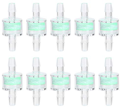 Segrehy 10PCS ABS Green Aquarium Water Pump Silicone Tube Filter Fish Tanks Hose Cleaning Filtration Supplies (8MM)