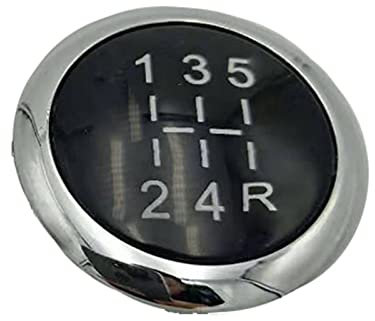 Schaltknäufe 1 Stücke 5/6 Speed Knob Chrome Cap Top Für OPEL ASTRA III H CORSA D 2004-2010(1 2 3 4 5 R)