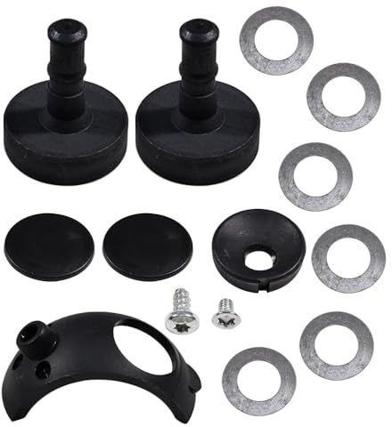 Kit de patins de friction pour stabilisateur de caravane avant, arrière et latéral compatible avec Alko AKS 2004 3004 3504 1220755 691418 287763