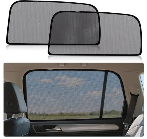 ZATOOTO Auto Sonnenschutz Seitenscheibe des VW Touran 2016-2024, Schützt vor Sonneneinstrahlung und UV-Strahlen, Magnetisch Befestigbar und Faltbar