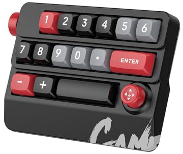 Vynetra Programmierbare mechanische Tastatur, Hot-Swap-fähig für verbessertes Gaming, kleine Tastatur