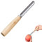 Derwrtup Éplucheur Dénoyauteur Fruits - Manuel En Acier Inoxydable Robuste - Manche en Bois Anti-Dérapant pour Cuisine Découpe de Fruits Cuisson Préparation de Salades Polyvalent