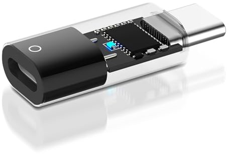 Adapter für Apple Pencil USB C, USB-C auf Lightning Adapter für Apple Pencil 1st Gen, Kompatibel mit iPad 10th Gen und iPad 11 (A16), Bluetooth Kopplung, Laden ohne Kabel, Kompakte Größe