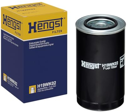 HENGST - Kraftstofffilter H19WK02 - Hochwertiger Kraftstoff-Anschraubfilter für KFZ - Entfernt Staub und Schmutz aus Otto- oder Dieselmotoren - Schützt das Einspritzsystem