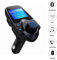 Winnes FM Transmitter, Bluetooth FM Transmitter KFZ Auto Radio Adapter Auto Ladegerät Zigarettenanzünder freisprecheinrichtung Car Kit mit 2 USB Ladegerät Kabelloses Auto Radio Sender T11