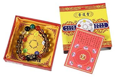 lachineuse – Taoistisches Armband – Damenmodell – Symbol für Gleichgewicht und Harmonie – Asiatische Traditionen – Perlen und Anhänger – Harz – Mehrfarbig – Asiatische Geschenkidee