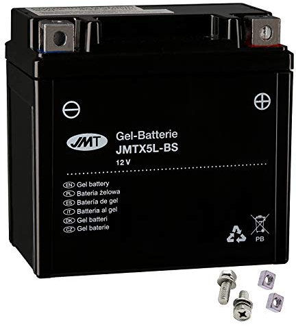 YTX5L-BS Gel Batterie für RR 125 AC Enduro Baujahr 2009-2017 von JMT