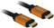 Delock Hochwertiges 8K HDMI Kabel @60Hz 48 Gbps, 1,00 m Länge, Ultra HD2, 4K@120Hz, eARC, UHDTV, HDR 10+, Variable Refresh Rate VRR, Dolby Vision, für Xbox, PS4, Blu Ray Player, 85727