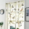 CULASIGN Raffrollo Stickerei Blumen Voile Schmetterling Transparent Gardine Vorhang Schlaufenschal Deko für Wohnzimmer Schlafzimmer Studierzimmer 1PC (120 * 120cm)