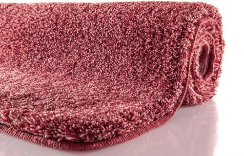 Kleine Wolke Badteppich Relax Palisander 60 x 100 cm rot