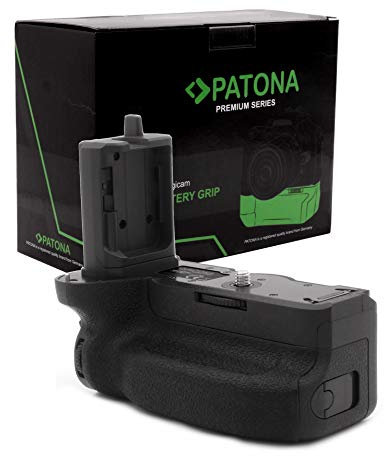 PATONA 1477 Battery Grip Replacement for Sony VG-C4EM Portrait Format Handle with IR Remote Shutter Release (Battery Compartment for 2x NP-FZ100) for Alpha A1 A9 II and Alpha A7R IV