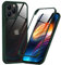 Phoneaura für iPhone 12 Pro Max 360 Grad Schutzhülle für iPhone 12 PRO Max Handyhülle iPhone 12 Pro Max Hülle mit Folie und 12 Pro Max Schutzglas (VORNE+HINTEN)