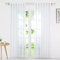 Joyswahl Dolly Gardine in Leinen-Optik transparenter Vorhang »Enna« Unifarbiges Schals Wohnzimmer Fensterschal BxH 140x145cm Weiß mit Schlaufen 1 Stück