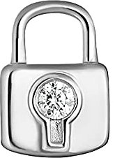 Thomas Sabo Einzel Ohrstecker Schloss 925 Sterling Silber H2219-051-14