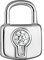 Thomas Sabo Einzel Ohrstecker Schloss 925 Sterling Silber H2219-051-14