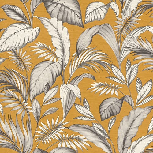 Rasch Tapeten Vliestapete (Botanical) Braun 10,05 m x 0,53 m Selection Vinyl/Vlies 464764