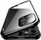 Riyueyi Double Sided Tempered Glass Magnetic Case for Iphone 13 Mini/13/13 Pro/13 Pro Max Anti-Peep Case 360° Full Body Cover with Camera Lens Protector Case,Black,for 13 Pro