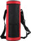 wisoolkic Sac refroidisseur de bouteille d'eau avec sangle réglable Tissu Oxford Sac universel Sacs de refroidissement isolants de grande capacité Rouge