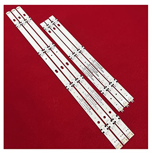 Pièces de Rechange TV- 5 Kits 7led LED Backlight Strip Compatible avec LG 43LJ5500 43LJ5550 43LJ551C 43LK5700 43LK5750 43LK571C 4 3LJ5500 43LJ5550 43UJ6300 43LJ551C