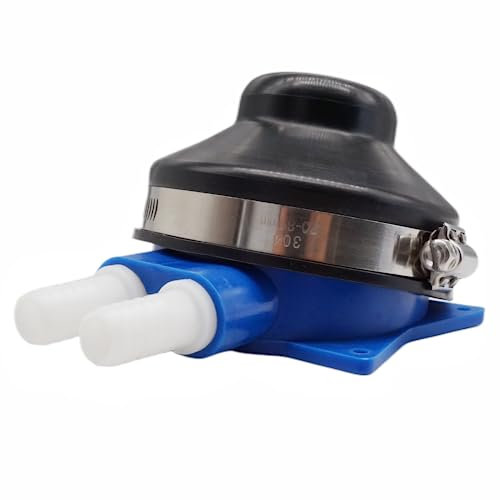 NorthBoat 35FP01 Foot Operated Water Pump for Marine Boat Bilge Yacht RV Galley Toilet Wash Basin Sink Connects to 1/2 Inch Flexible Hose 2.2 GPM
