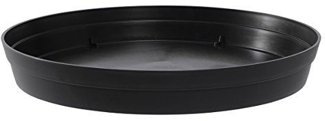 Soucoupe Ø 28 cm pour pot Ø 40 cm- Anthracite - Eda