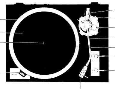 HITACHI HT-550 INSTRUCTION MANUAL for Direct Drive Turntable in English Und Deutsch