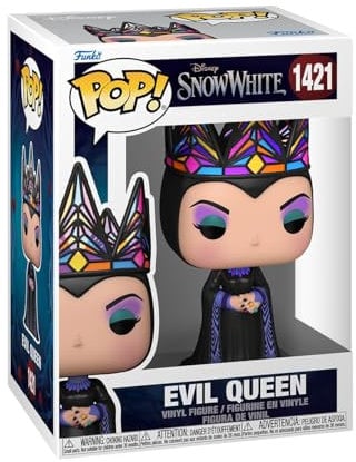 Funko Pop! Disney: Snow White Live Action - Evil Queen - (BLK/Pur) - Figura de Vinilo Coleccionable - Juguetes para Niños y Adultos - Fans de Cine - Figura Modelo para Coleccionistas