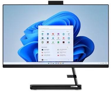 Lenovo IdeaCentre AIO 3 24IAP7 24 All-in-One PC (Intel Core i5-1240P, 8GB RAM, 512GB SSD, Windows 11 Home) - Black
