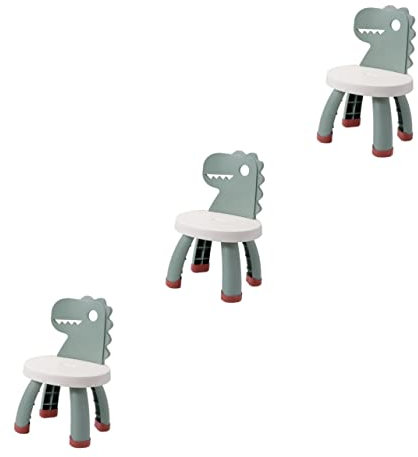 MAGICLULU 3St Kinderstuhl Kinderhocker poäng kindersessel Kleiner für Kind Angelstuhl Kinderstühle für Kleinkinder Kleinkindhocker Kinder-Rückenstuhl Vorschulstuhl Karikatur Schemel pp