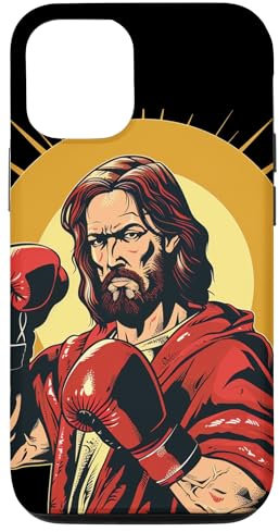 iPhone 12/12 Pro Lord Jesus and God in boxing ring Costume for Sports Fans Case