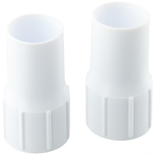 Lot de 2 manchons pour tuyau de piscine, ajustement à gauche, diamètre 38 mm, raccord facile à visser