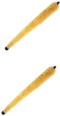 ifundom 2stücke Alto Saxophon Reinigungsbürste Gelb Für Holzblasinstrumente Schonende Pflege Und Effektive Reinigung Leicht Und Tragbar Passt Altsaxophone