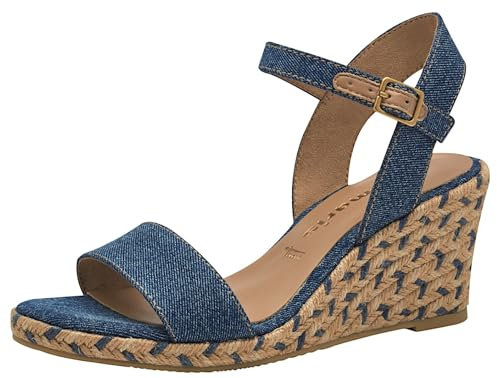 Tamaris Sandalette Damen Vegan blau,EU 39