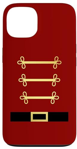 Disfraz de soldado de juguete Cascanueces uniforme Carcasa para iPhone 13