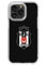 Gök-Türk Weiche Silikonhülle Hülle Besiktas BJK für iPhone 14, 14 Pro Max, 15, 15 Pro, 15 Pro Max,16, 16 Pro, 16 Pro Max - schwarz (15 Pro Max)