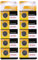 10pcs CR1620 Lithium Coin Button Cell Batteries 3V for Car Key Remotes and Low Power Devices