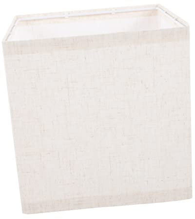 POPETPOP Quadratischer Lampenschirm Aus Stoff Moderner Abnehmbarer Lampenschirm Für Tisch Stehlampen Robustes Material Dekorativ Für Wohn Schlafzimmer Ersatzlampenschirm Kompatibel Mit Fass