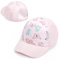 Vinuwu Cap Kinder Mädchen 3-8 Jahre, 52-54CM Pferdeschwanz Kappe Baseball Cap mit Klettverschluss, Verstellbare Schildkappe Kinderhut mit Schirm, Sonnenkappe Sommermütze Trucker Tennis Cap UPF 50+