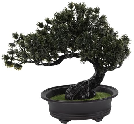 Toddmomy Künstlicher Bonsai-Baum Naturgetreue Topfpflanze Kleiner Japanischer Baum Für Schreibtisch Oder Zuhause Pflegeleichte Künstliche Zimmerpflanze