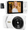 Appareil photo numérique 4K UHD, caméra de vlogging autofocus 64 MP, zoom 18x, appareil photo numérique compact avec anti-secousses et batterie intégrée, petite caméra de voyage pour adultes
