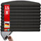 etm Original Stufenmatten Treppen-Teppich 15er Spar Set 20 Farben und 20 Modelle zur Auswahl, London, 65x23 cm Anthrazit, Halbrund London