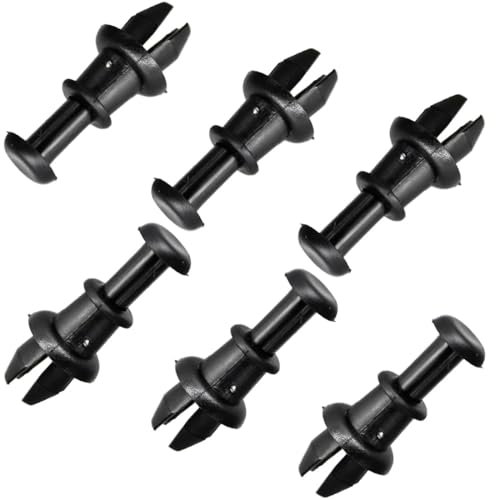 DAJINGFEI 6 Stück Auto Kofferraum Hutablage Halteband für Dacia Sandero 3 / Sandero Stepway 3 III 2021-2024 2025, Auto Kofferraumabdeckung Clips Kofferraum Hutablage Saiten Clips Haken Halter