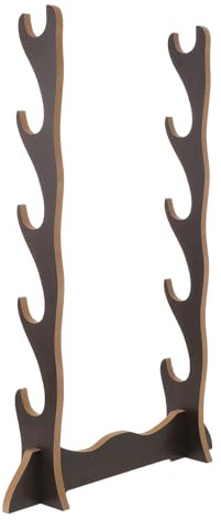 Toyvian Drumstick-halter: Boden-/tischständer aus Holz – Geschenk für Schlagzeuger – Vertikales 5-stufiges Aufbewahrungsregal für Drumsticks Zubehör für Schlagzeuger